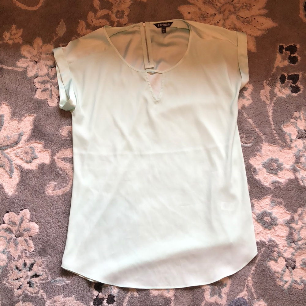 Express mint blouse